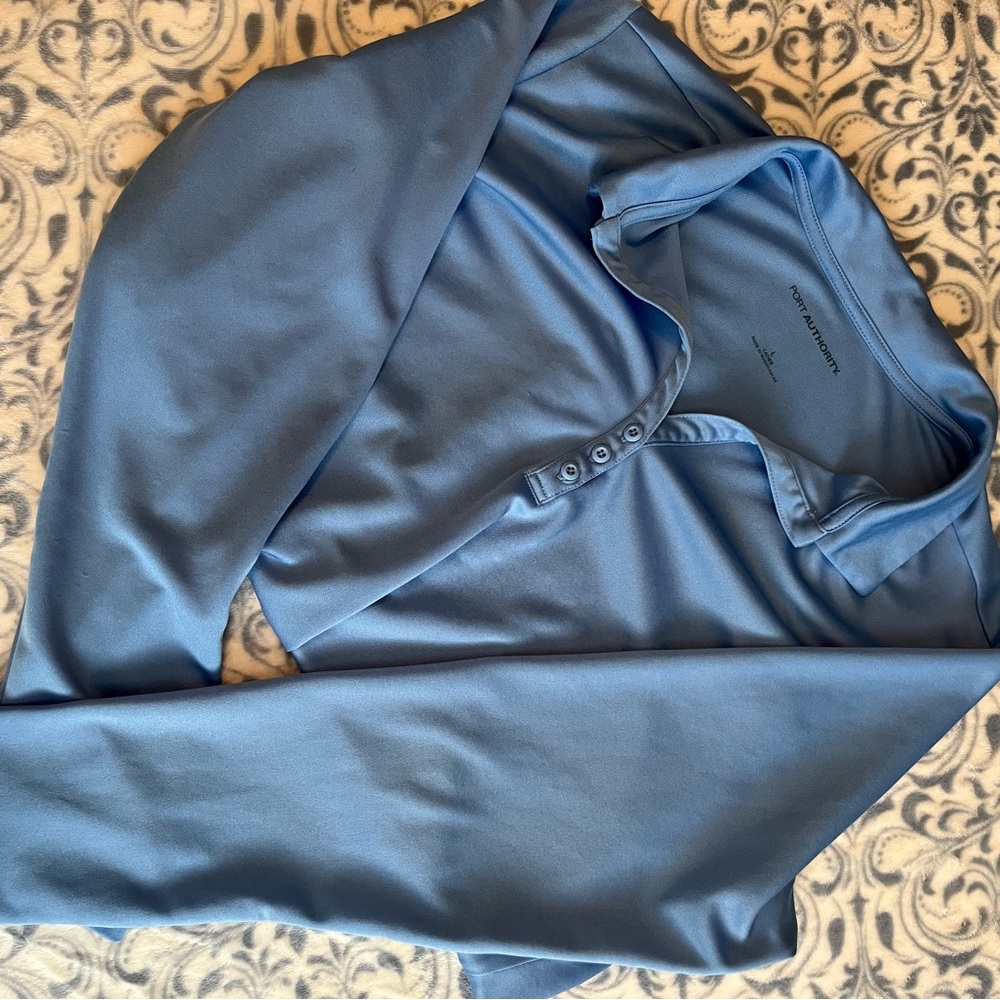 Port Authority long sleeve polo